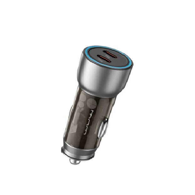 Автомобільний зарядний пристрій WUW-C200 PD 20W +PD 20W black (6972573336807)