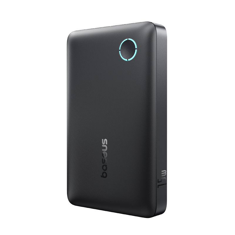 Зовнішній акумулятор Baseus EnerFill FP11 Power Bank 10000mAh 15W Cosmic Black (Includes Simple Type-C to Type-C Cable 20V/3A 30cm Black) (P1008210C123-00)