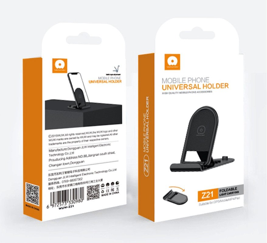 Тримач для телефона WUW-Z21 black (6972573330980)