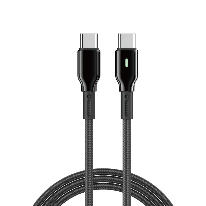 Кабель WIWU 60W Duralink Series Nylon Braided Cable  Wi-C075 C-C 1M (6977703654714)