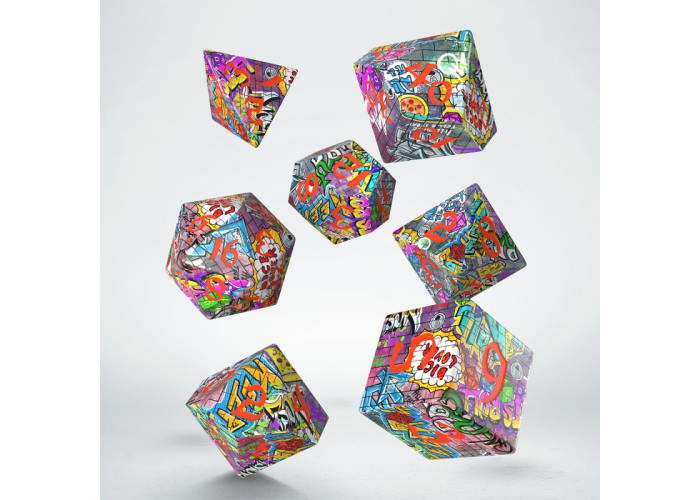 Набір кубиків Full Art Dice Set: Graffiti (7 шт.) (SWSPGRAF)