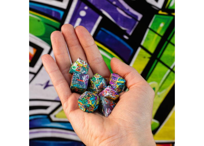 Набір кубиків Full Art Dice Set: Graffiti (7 шт.) (SWSPGRAF)