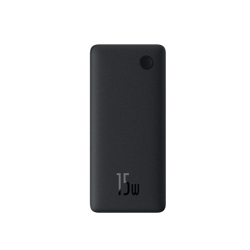 Зовнішній акумулятор Baseus Airpow Lite Power Bank 10000mAh 15W Cosmic Black (With Simple Series Data Cable USB to Type-C 30cm Black) (P10067500123-00)