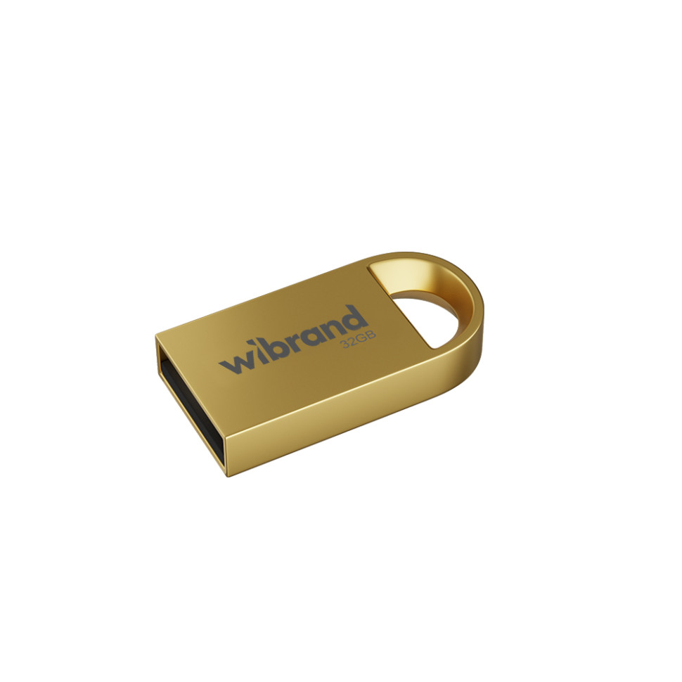 Флеш-накопичувач Wibrand USB 2.0 Lynx 32Gb Gold (WI2.0/LY32M2G)