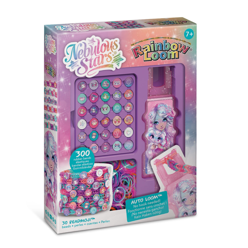 Набір для створення прикрас NEBULOUS STARS серії "Rainbow Loom™" з намистинами  -  ЗОРЯНА ФЕЄРІЯ