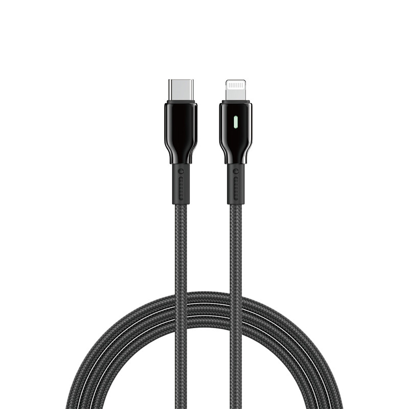 Кабель WIWU 27W Duralink Series Nylon Braided Cable Wi-C076 C-L 1M (6977703654721)