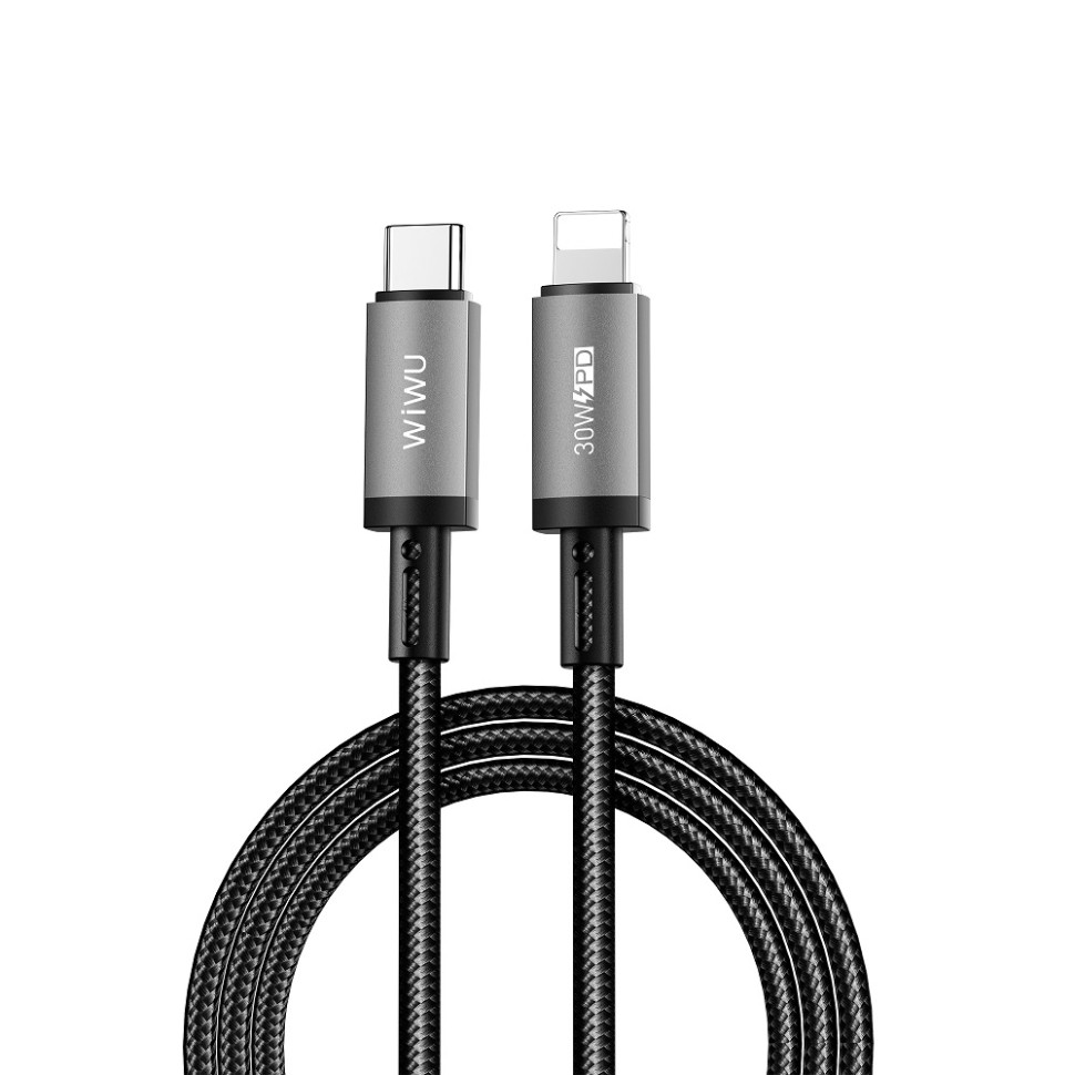 Кабель WIWU 30W Titanlink Series Charging Cable  1M Wi-C056 C-L (6977703654257)
