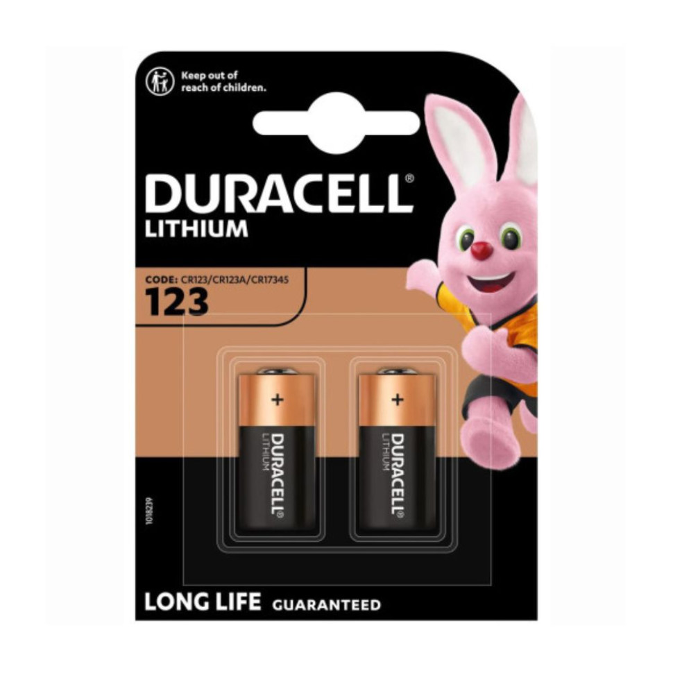 Батарейка Duracell CR123 (2шт) (5000394020320)