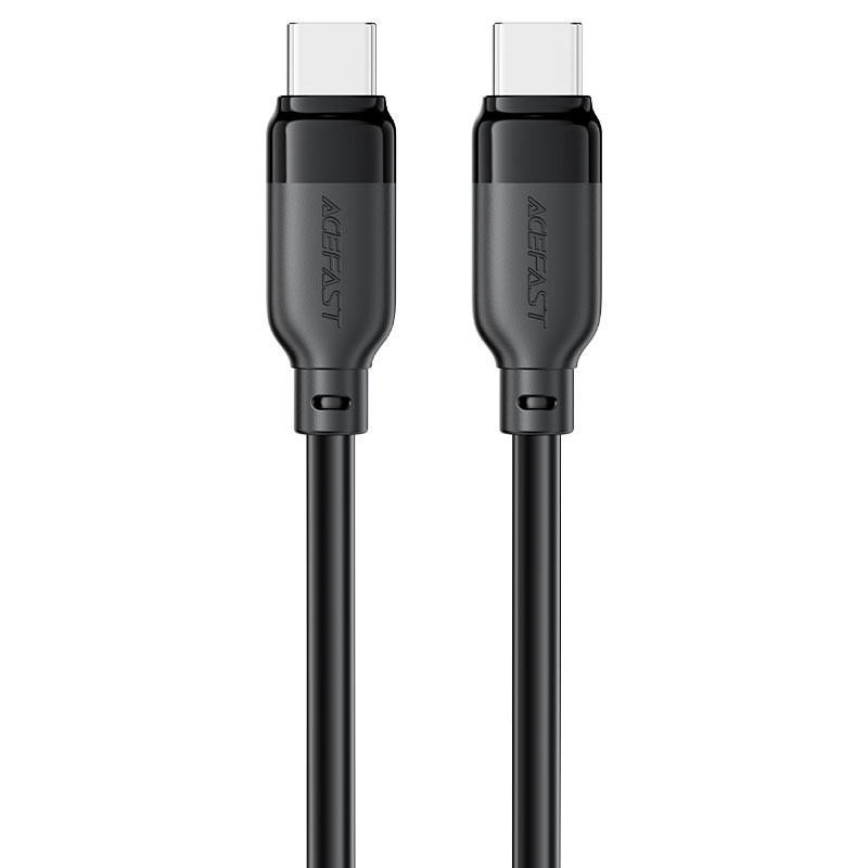 Кабель ACEFAST C16-03, Type-C to Type-C, 60W, 1.2m, TPE, TPU connectors, Black (6974316283805)