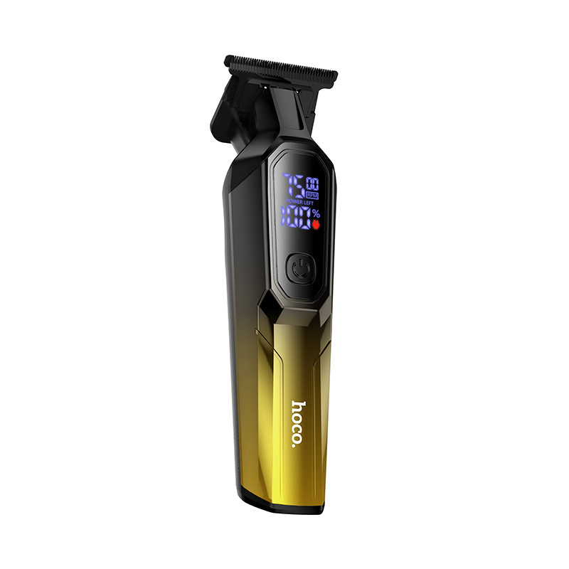 Машинка для стрижки HOCO HP27 Engraving electric hair clipper Gold (6942007674638)
