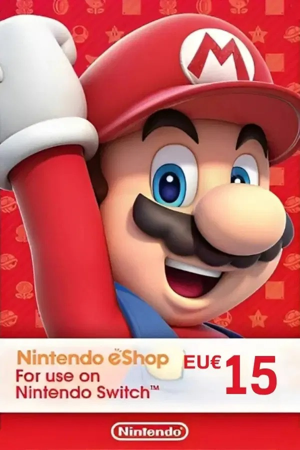Nintendo eShop Card 15 EUR | Німеччина (ключ активації)