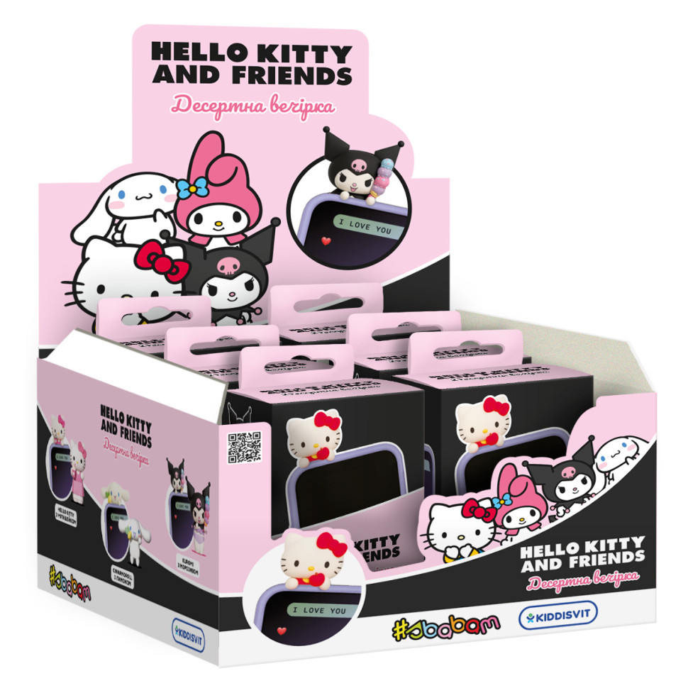 Дисплей колекційних іграшок серії "Hello Kitty"  -  ДЕСЕРТНА ВЕЧІРКА (12 шт.)