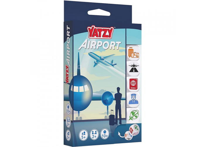 Настільна гра Smart Яцзи. Аеропорт (Airport Yatzy) (англ.) + QR-код на укр. правила (YTZ004)