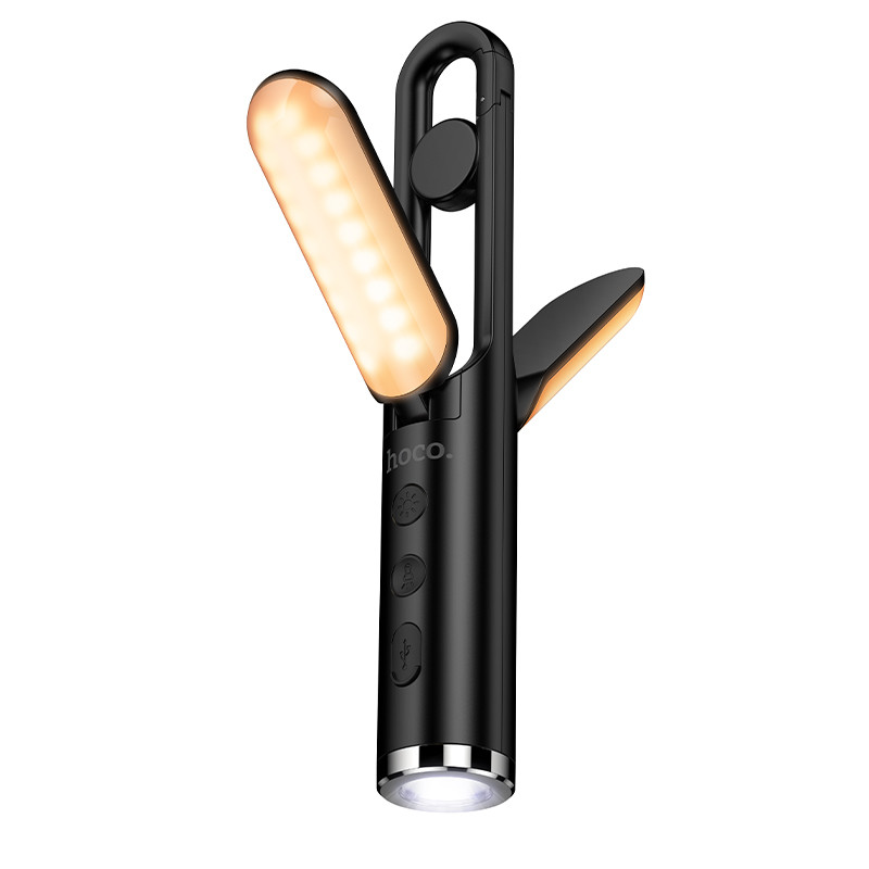 Ліхтар кемпінговий HOCO HX13 3W. 1200 mAh. multifunctional camping light Black (6942007664684)