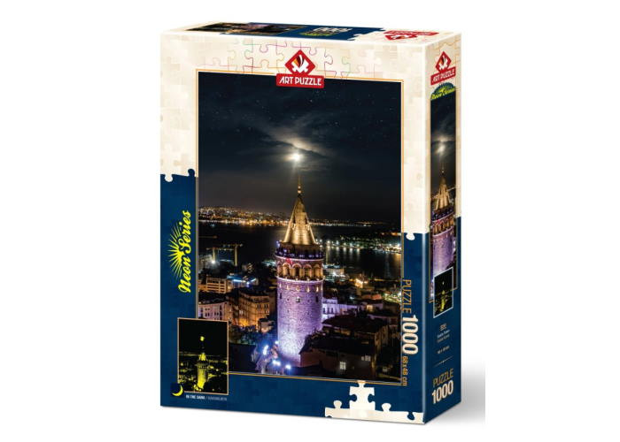 ART PUZZLE Пазл Неонова серія: Галатська вежа, Стамбул, Туреччина, 1000 ел. (5241)