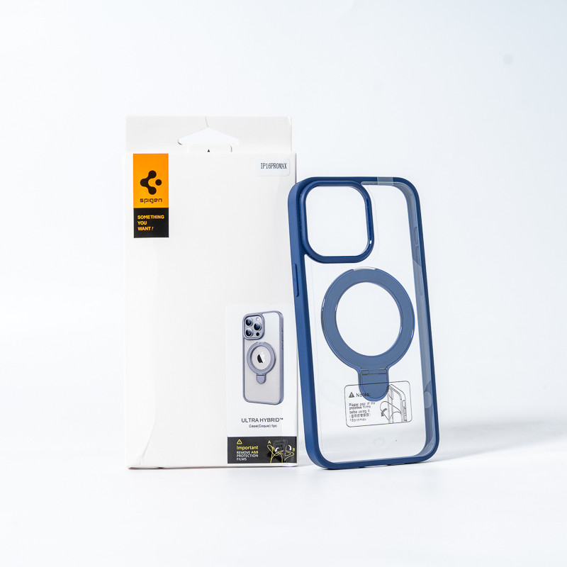 Чохол для смартфона Spigen AAA Magnetic Ring for Apple iPhone 15 Pro Max Blue (SPGMGRING15ProMaxBlue)