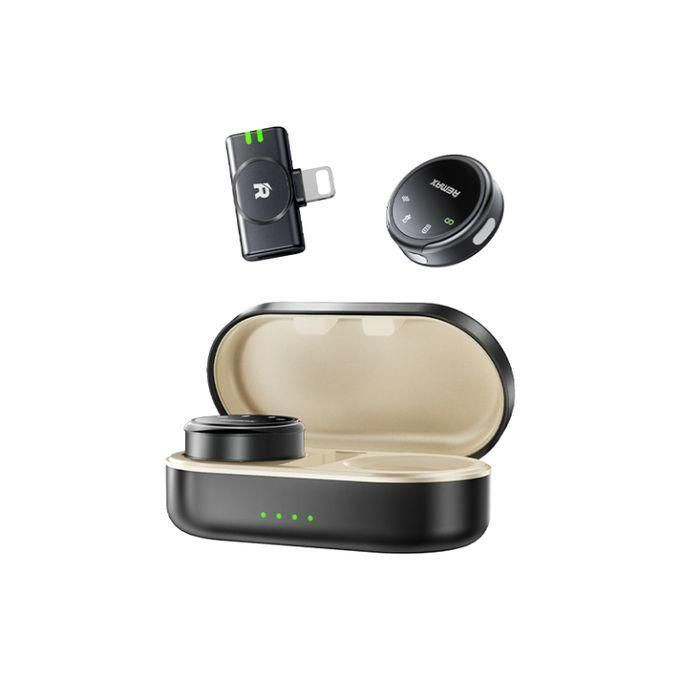 Бездротова мікрофонна система "REMAX Magnetic wireless lavalier microphone    2 in 1 K16"  iPhone (6954851248682)