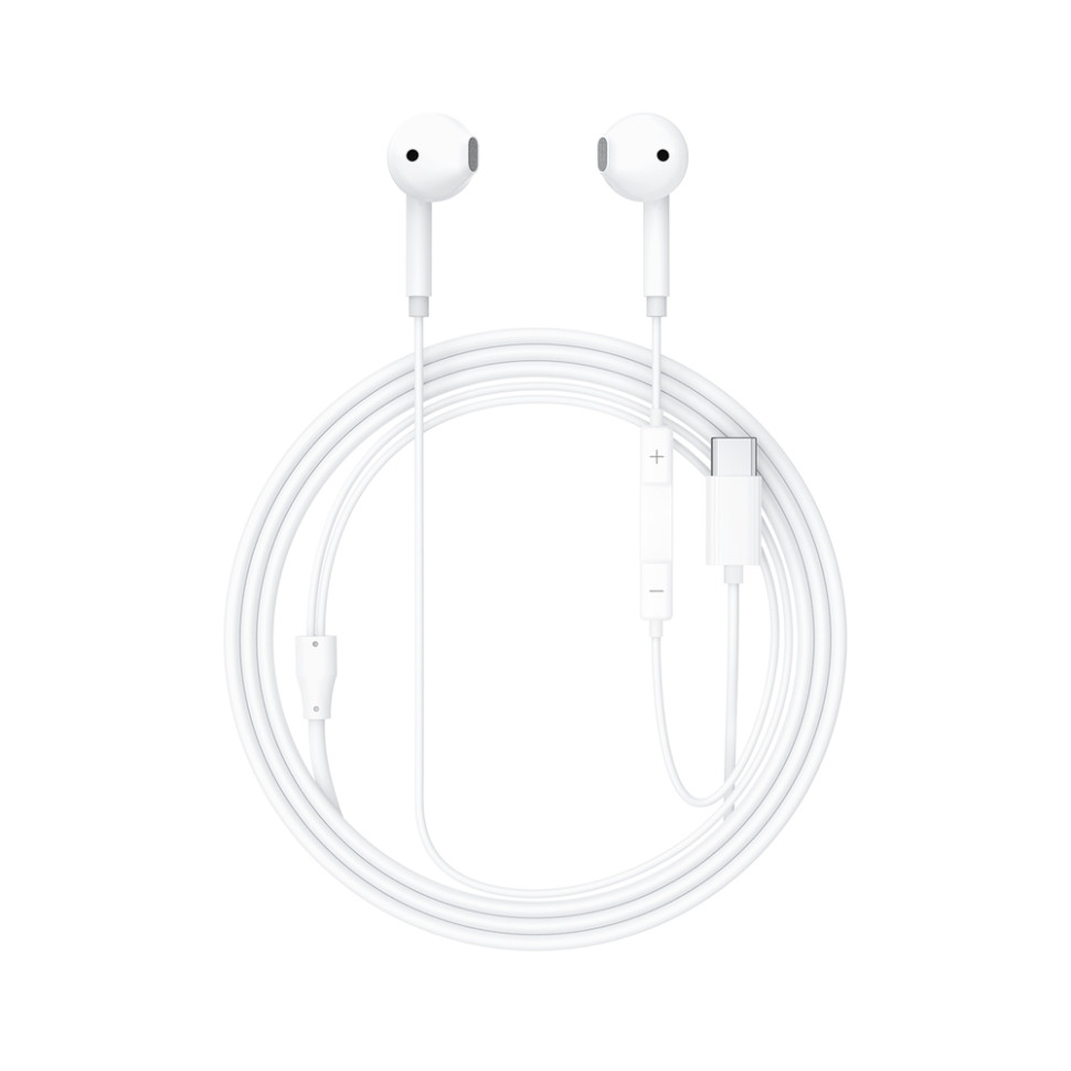 Навушники ACEFAST L13 USB-C semi-in-ear wired earphones with mic White (6974316286691)