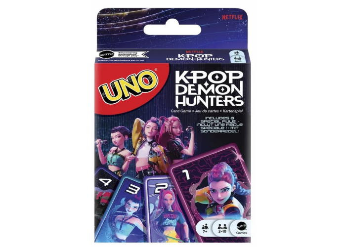 Настільна гра Mattel Уно KPop Demon Hunters (UNO KPop Demon Hunters) (JRV01)