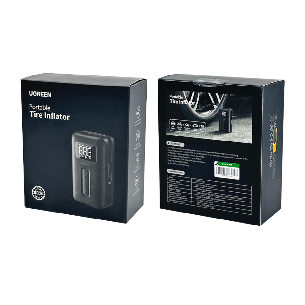 Автомобільний насос UGREEN CD259 Portable Tire Inflator (UGR-15951)