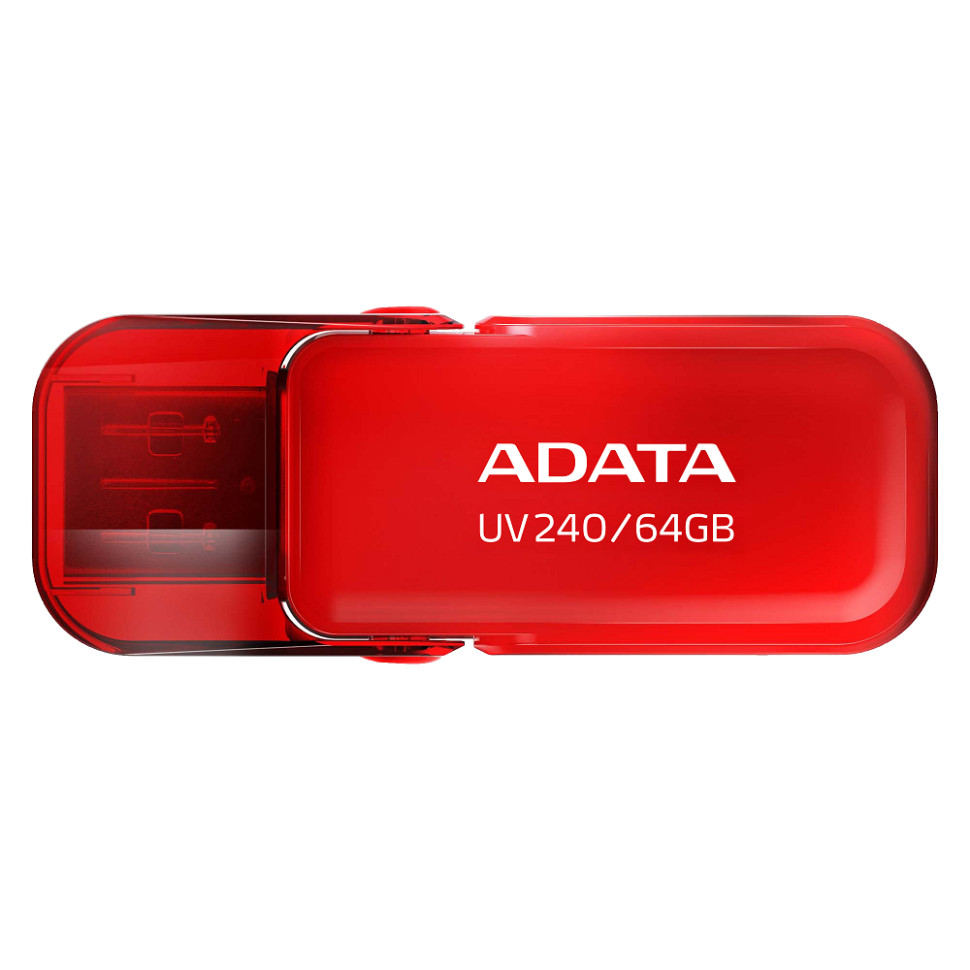 Флеш-накопичувач ADATA USB 2.0 AUV 240 64Gb Red (AUV240-64G-RRD)