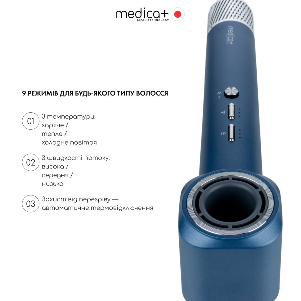 Фен-стайлер для волосся Air-Zen 7.0 (Medica+)