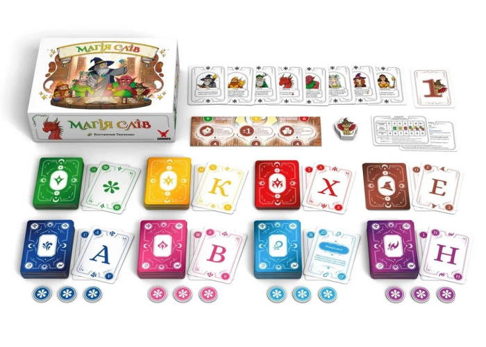 Настільна гра Geekach Games Магія слів (Words of Magic) (укр.) (GKST004UA)