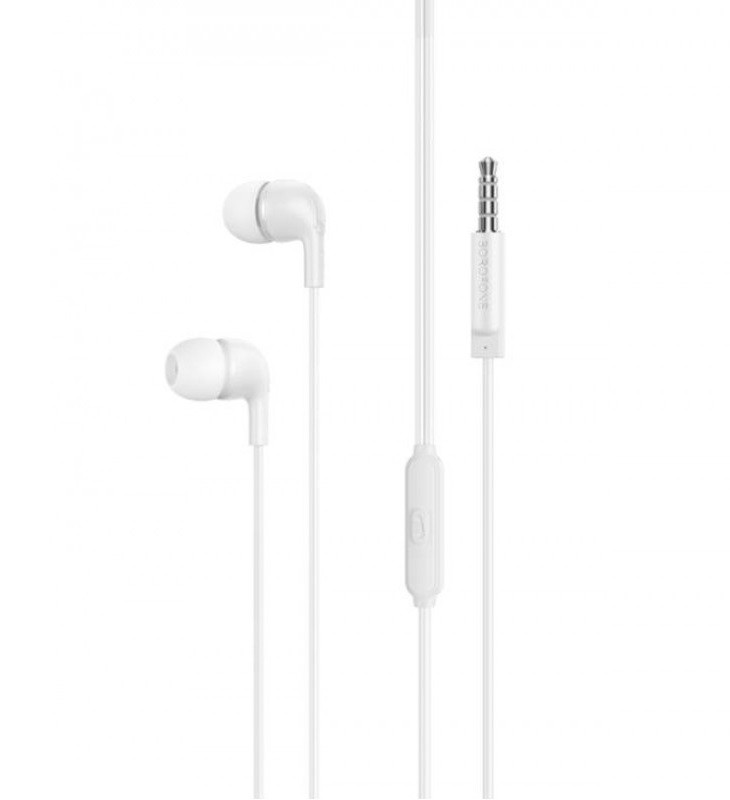 Навушники BOROFONE BM83 Craft universal earphones with mic White (6941991101977)