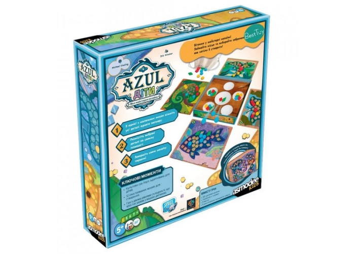 Настільна гра Asmodee Азул. Діти (Azul Kids) (укр.) (SCOAZK0101UA)