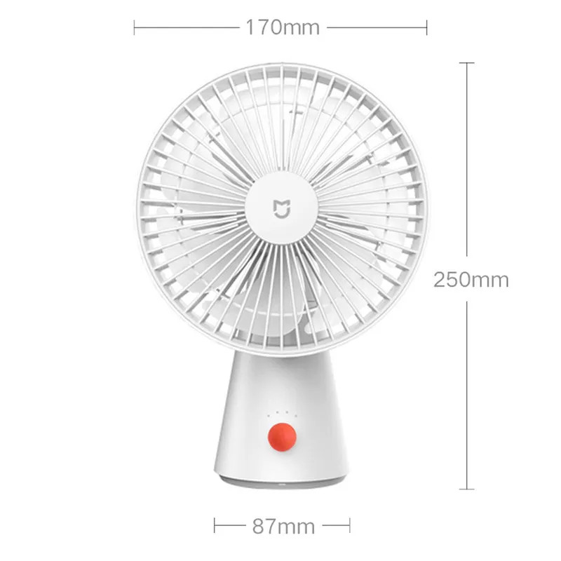 Вентилятор портативний Xiaomi MiJia 4000 mAh Desktop Mobile Fan (ZMYDFS01DM)
