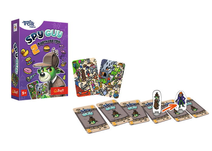 Настільна гра Trefl Шпигун: Карткова гра 2 (Spy Guy Card Game 2) (укр.) (03046)
