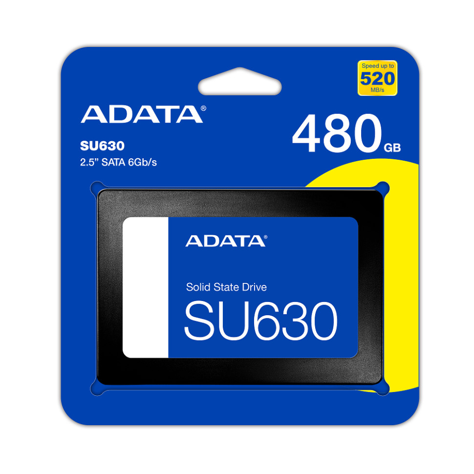 Накопичувач SSD ADATA Ultimate SU630 480GB 2.5" SATA III 3D QLC (ASU630SS-480GQ-R)
