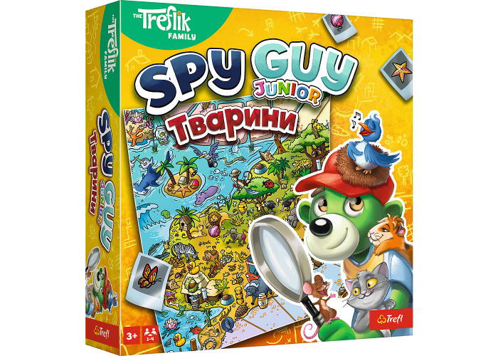 Настільна гра Trefl Шпигун Юніор: Тварини (Spy Guy Junior Animals) (укр.) (03043)