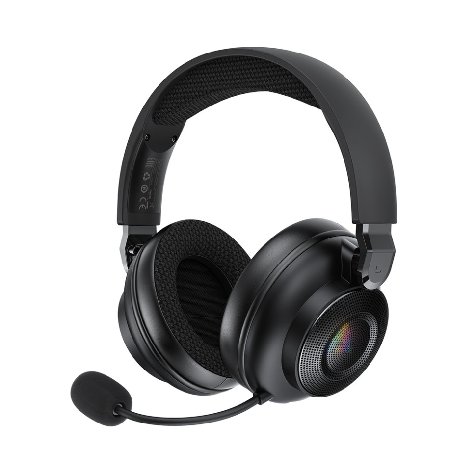 Навушники ігрові ACEFAST H15 gaming wireless headset Black (6974316286424)