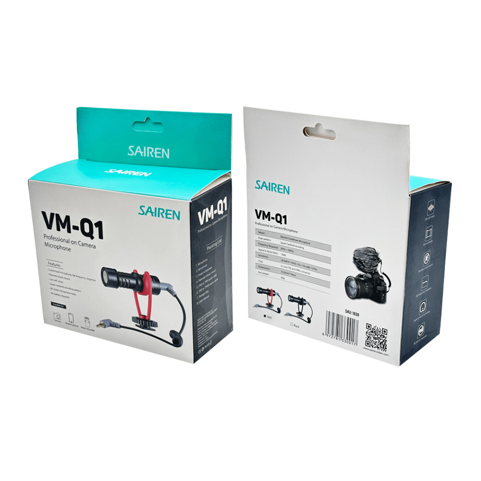 Накамерний мікрофон Ulanzi SAIREN Cardioid Directional Microphone (UV-1828 VM-Q1) (1828)