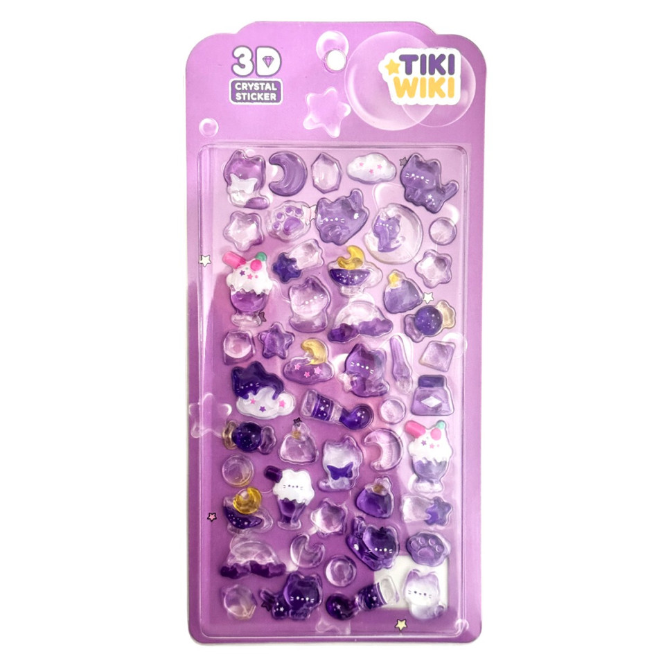 Набір 3D-наліпок TIKI WIKI серії "Crystal"  -  ТІКІ ЗОРЯНІ СНИ