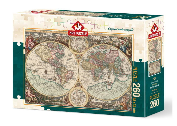 ART PUZZLE Пазл Мапа світу, 260 ел. (4276)
