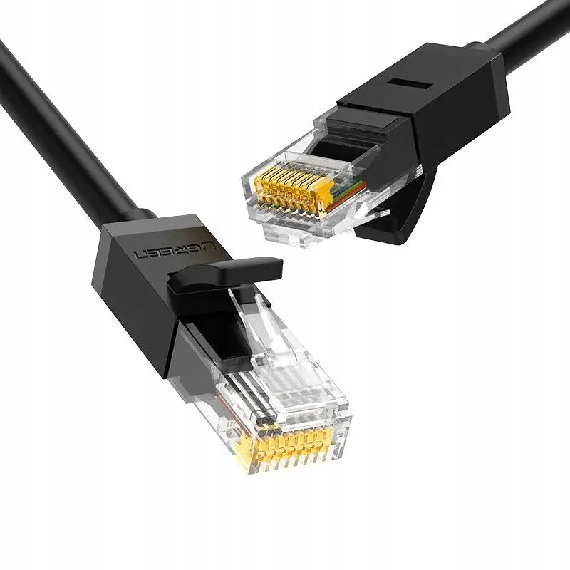 Мережевий кабель UGREEN NW102 Cat 6 U/UTP Lan Cable 10m (Black)(UGR-20164) (UGR-20164)