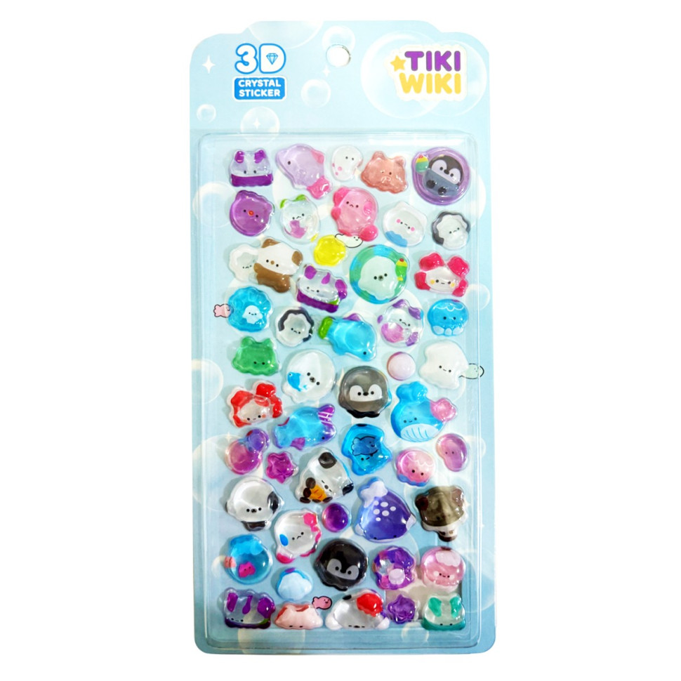 Набір 3D-наліпок TIKI WIKI серії "Crystal"  -  ТІКІ МОРЕ S2