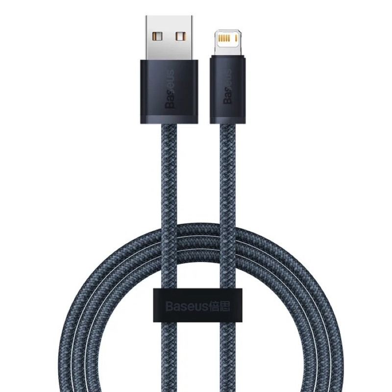 Кабель Baseus Dynamic Series Fast Charging Data Cable USB to iP 2.4A 2m Slate Gray (CALD000516)