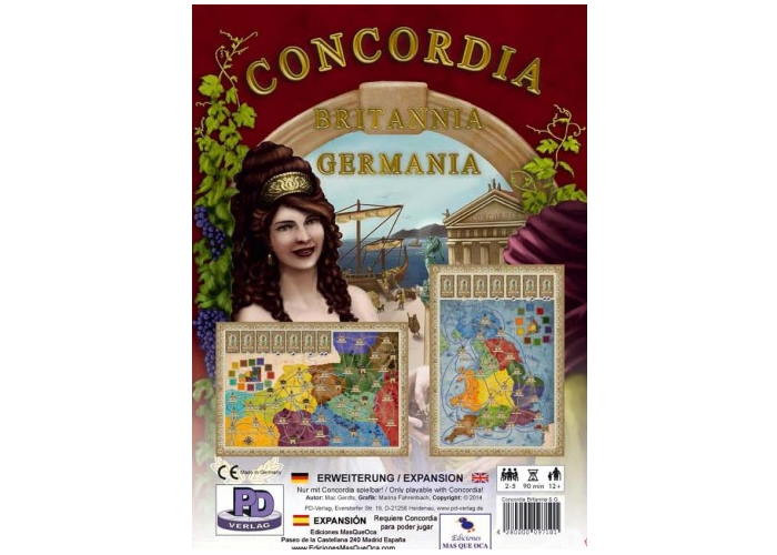 Настільна гра PD-Verlag Конкордія: Британія та Німеччина (Concordia: Britannia/Germania) (англ.) (PS014)