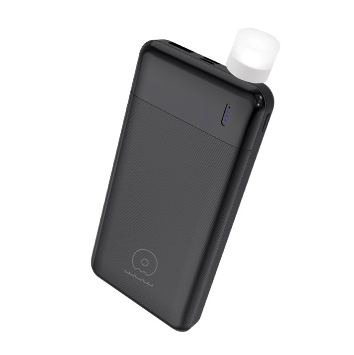 Зовнішній акумулятор WUW Y162  10000mAh + Led ліхтарик  Black (Y162)
