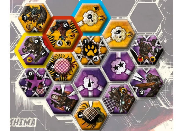 Настільна гра Geekach Games Нейрошима Гекс. Битва: Сталева поліція проти Чудовиськ (Neuroshima Hex: Battle) (укр.) (GKCH0273)