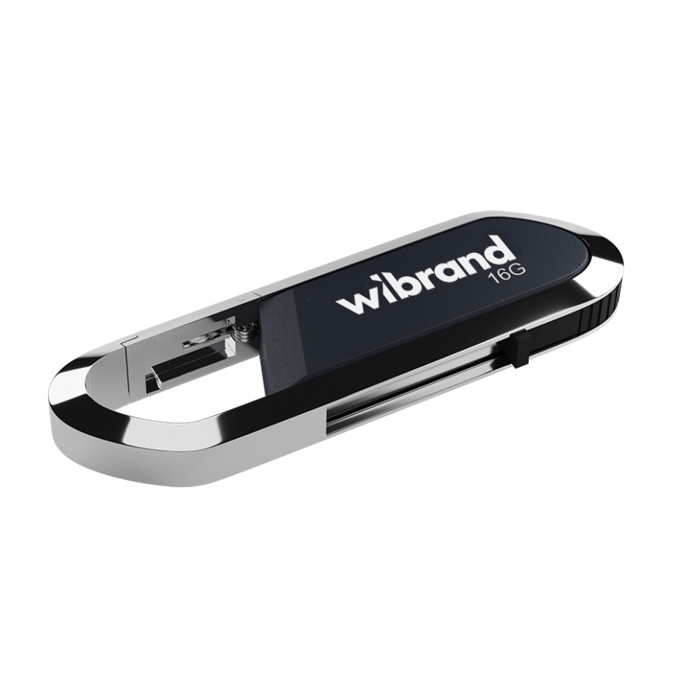 Флеш-накопичувач Wibrand USB 2.0 Aligator 16Gb Grey (WI2.0/AL16U7G)