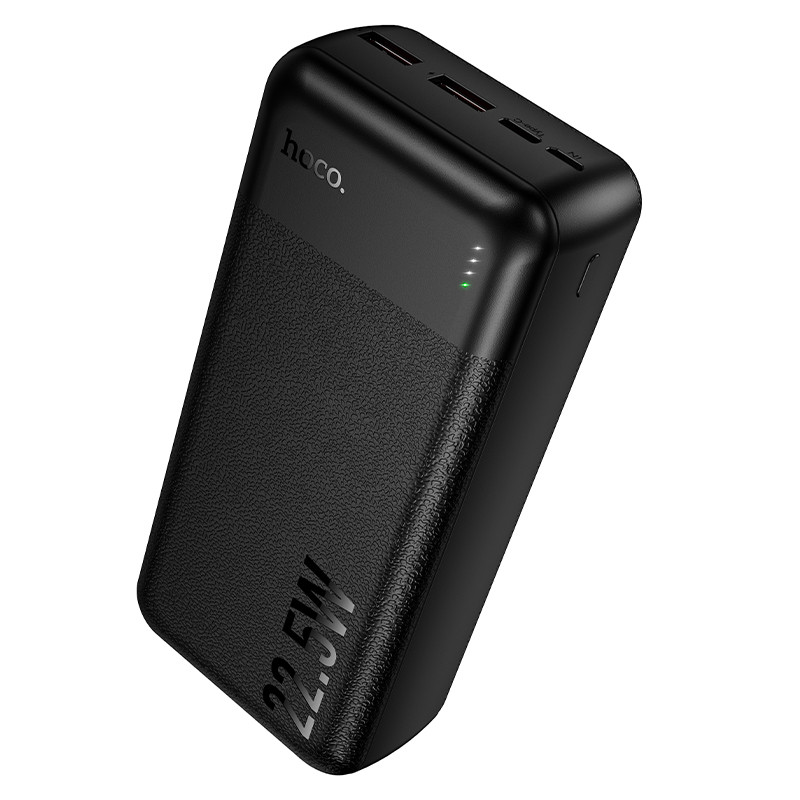 Зовнішній акумулятор HOCO J159B Essence 22.5W+PD20W fully compatible power bank(30000mAh) Black (6942007673594)