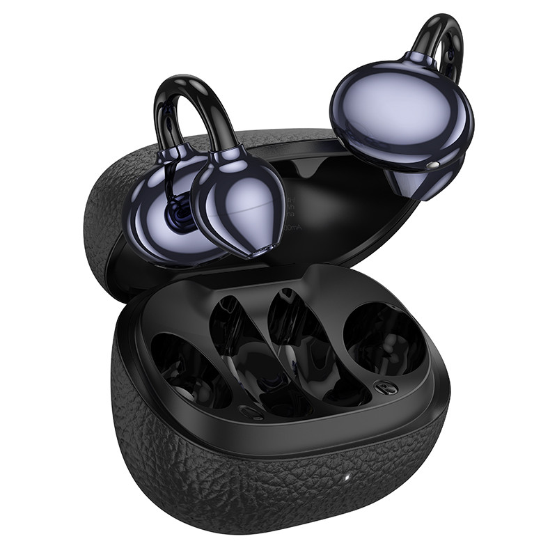 Бездротові навушники HOCO EA5 Duke Ⅲ clip-on true wireless BT headset Black (6942007639316)