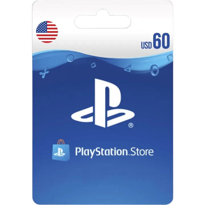 PSN 60 USD | Playstation Network USA (ключ активації)