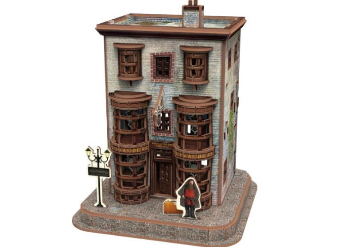 4D Puzz Пазл 3D Крамниця чарівних паличок Олівандера, Гаррі Поттер (Ollivander Wand Shop Set 3D puzzle) (66 ел.) (4dpuz004)
