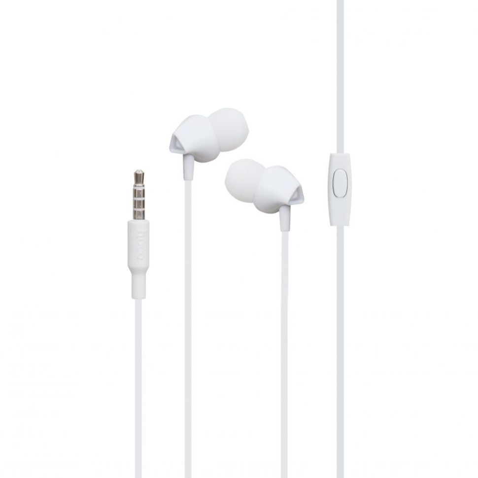 Навушники HOCO M60 Perfect sound universal earphones with mic White (6931474707512)