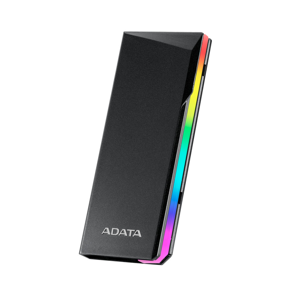 Зовнішня кишеня для накопичувача A-DATA EC700G для SSD M.2 PCIe/SATA USB3.2 Gen2 Type-C Black (AEC700GU32G2-CGY)